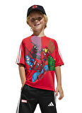 adidas Baskılı Çok Renkli Erkek T-Shirt JF3654-LK MRVL SM T