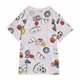 Adidas Bebek Şort Tişört Takım Fun Allover Print