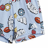 Adidas Bebek Şort Tişört Takım Fun Allover Print