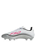 adidas JP7443 F50 MESSI CLUB FG/MG Beyaz - Gümüş Erkek Futbol Ayakkabısı