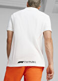 62571902 F1 Polo PUMA White Beyaz Regular Fit Erkek T-Shirt