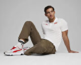 Puma F1 Ess Logo Polo Erkek Günlük Polo Yaka Tişört 62585202 Beyaz