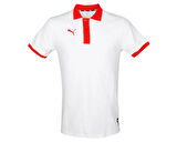 Puma Turkey Polo Türkiye Basketbol Polo Yaka Antrenman Tişörtü 60660402 Beyaz