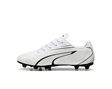 Puma Vitoria Fg/Ag Jr Çocuk Çim Zemin Kramponu 10748606 Beyaz