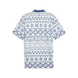 Puma Fair Isle Print Golf Polo Tshirt
