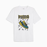 Puma Graphics Tee Beyaz Erkek Tişört - 683209 02