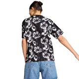 Essentials+ Kadın Siyah Günlük Stil T-Shirt 68169201