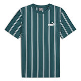 Sports Club Aop Erkek Yeşil Günlük Stil T-Shirt 68186222