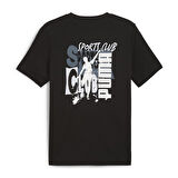 Graphics Erkek Siyah Günlük Stil T-Shirt 68321101