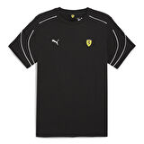 Ferrari Race Mt7+ Erkek Siyah Günlük Stil Tişört 62704501