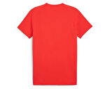 Puma Evostripe Tee Erkek Günlük Tişört 68169718 Kırmızı