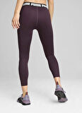 Bordo Kadın Lastikli Bel Dar Kalıp Tayt 52160144 Train PUMA STRONG HW Tight