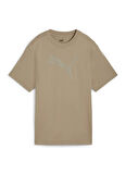 Kahve Kadın Bisiklet Yaka Normal Kalıp T-Shirt 68161967 HER Graphic Tee