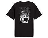 Puma Graphics Bicycle Kick Tee Erkek Günlük Tişört 62800501 Siyah