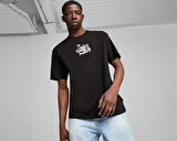 Puma Graphics Bicycle Kick Tee Erkek Günlük Tişört 62800501 Siyah