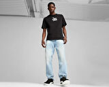 Puma Graphics Bicycle Kick Tee Erkek Günlük Tişört 62800501 Siyah