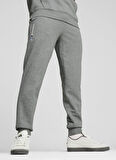 62750903 BMW MMS ESS+ PANTS FT Medi Gri Lastikli Bel Regular Fit Erkek Eşofman Altı