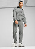 62750903 BMW MMS ESS+ PANTS FT Medi Siyah Lastikli Bel Regular Fit Erkek Eşofman Altı