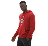 682700-13 Puma Power Graphic Hoodie Erkek Sweatshirt Kırmızı