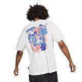 Graphics Growth Relaxed Erkek Beyaz Günlük Stil T-Shirt 62801002