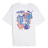 Graphics Growth Relaxed Erkek Beyaz Günlük Stil T-Shirt 62801002