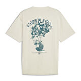 Graphics Erkek Mavi Günlük Stil T-Shirt 62800687