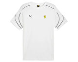 Puma Ferrari Race Mt7+ Tee Erkek Günlük Tişört 62704504 Beyaz