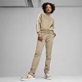 Iconic T7 Track Kadın Bej Günlük Stil Sweatshirt 62799467