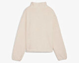 Puma Classics Winterized Half-Zip Kadın Günlük Polar Sweatshirts 62679687 Bej