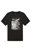 Puma GRAPHICS  683213 01 Baskılı T-shirt Siyah S-XXL 