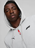 Puma 62641104 F1 ESS Full-Zip Hoodie Ash Gri Regular Fit Düz Erkek Zip Ceket