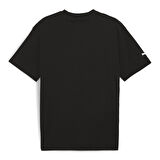 F1 Graphic Logo Erkek Siyah Günlük Stil T-Shirt 62642101