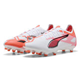 Ultra 5 Match Fg/Ag Erkek Beyaz Futbol Krampon 10816601