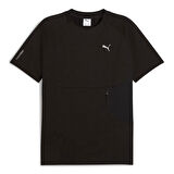 Tech Pocket Erkek Siyah Günlük Stil T-Shirt 62967301