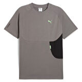 Tech Pocket Erkek Gri Günlük Stil T-Shirt 62967379