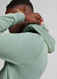 Puma 68464130 PUMA CLASS Hoodie Yeşil Kapüşon Yaka Regular Fit Düz Erkek Sweatshırt