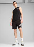 Puma 68465301 PUMA CLASS Shorts Siyah Lastikli Bel Regular Fit Düz Erkek Şort