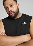 Puma 68262601 ESS No. 1 Logo Sleeveless Beyaz Yuvarlak Yaka Regular Fit Baskılı Erkek T-Shirt