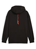 Puma 63012101 F1 ESS+ Graphic Hoodie PUM Siyah Kapüşon Yaka Regular Fit Düz Erkek Sweatshırt