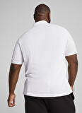68255202 ESS No. 1 Logo Pique Polo Beyaz Regular Fit Erkek T-Shirt