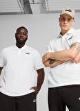 68255202 ESS No. 1 Logo Pique Polo Beyaz Regular Fit Erkek T-Shirt
