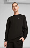 Puma Ess Elevated Crew 684727 Erkek Sweatshirt - Siyah - ST01899-Siyah-S