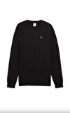 Puma Ess Elevated Crew 684727 Erkek Sweatshirt - Siyah - ST01899-Siyah-S
