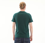 629627-60 Puma Wardrobe Ess Graphic Tee Erkek T-Shirt Yeşil