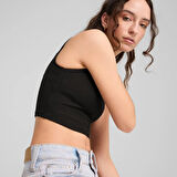 Puma WARDROBE ESS Ribbed Crop Top Kadın T-shirt