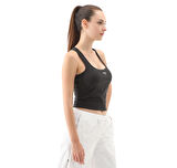 526645-01 Puma W Cloudspun Mesh 2:1 Tank Kadın T-Shirt Siyah