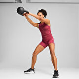 Tropical Aop Hw 5" Kadın Bordo Antrenman Şortu 52678717