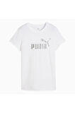 Puma Kadın Essentials Beyaz T-Shirt - 63153602