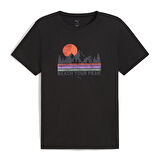Graphics Erkek Siyah Koşu T-Shirt 52659801