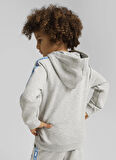 Puma Erkek Çocuk Gri Sweatshırt 63007104-PUMA X HOT WHEELS Hoodie T
